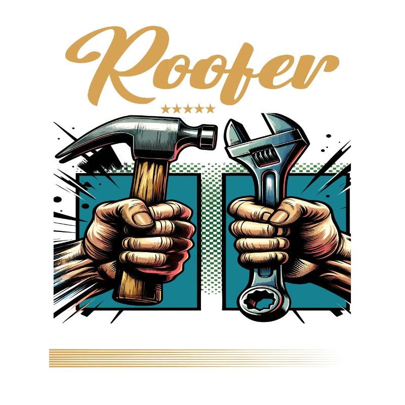 Roofer Beruf Spruch Arbeiter