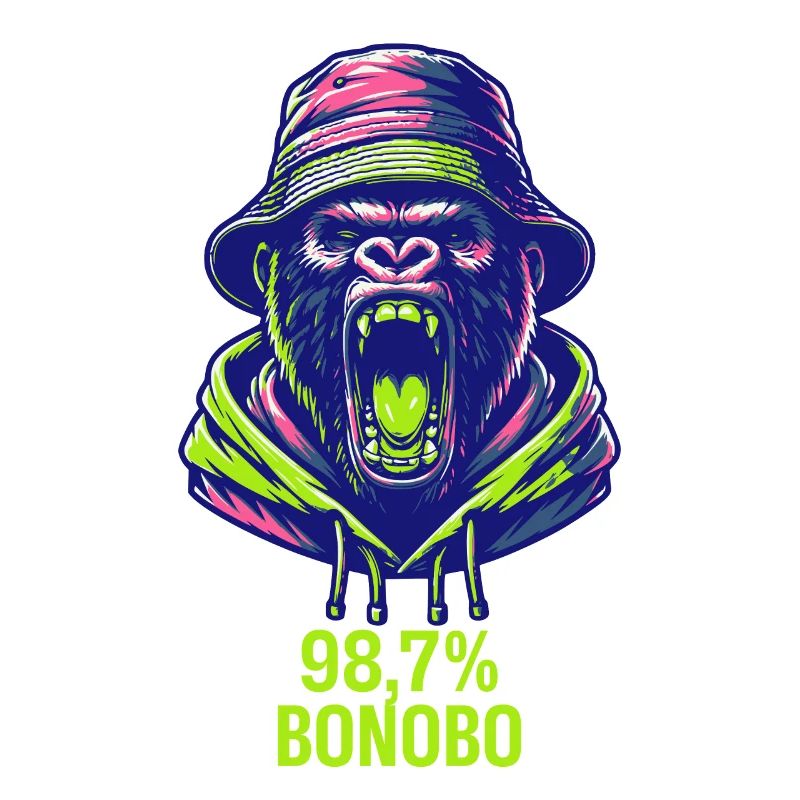 98.7 Bonobo Evolution Chimpanzé Thé