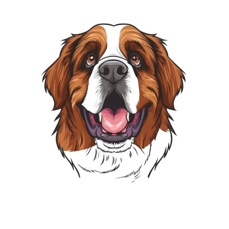 St. Bernard | Saint Bernard Cartoon Artwork