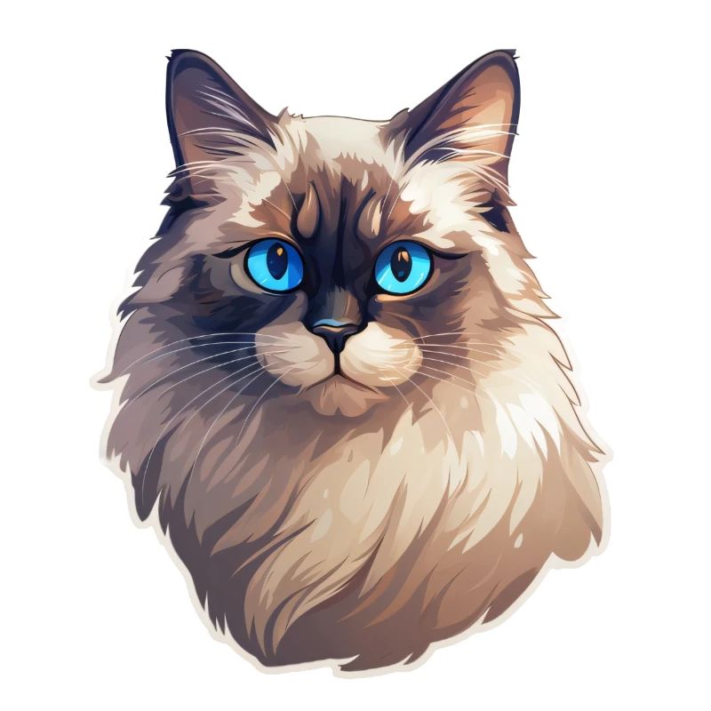 Ragdoll Cat Head