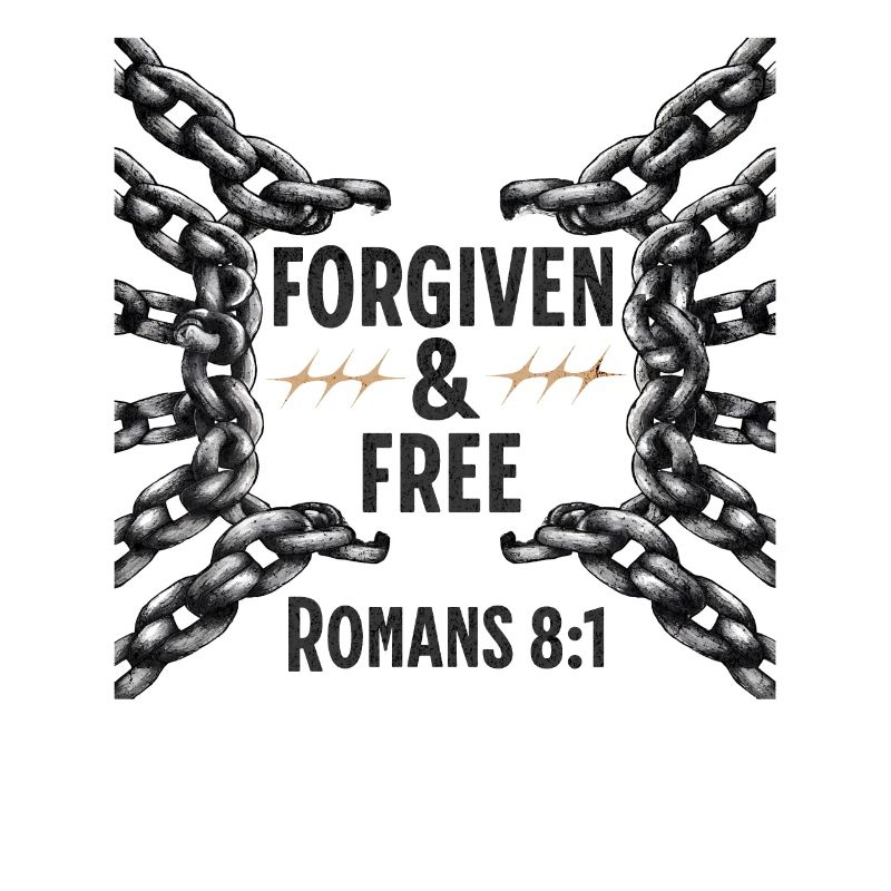 Pardonné et libéré Romains 8 :1 Chaînes brisées