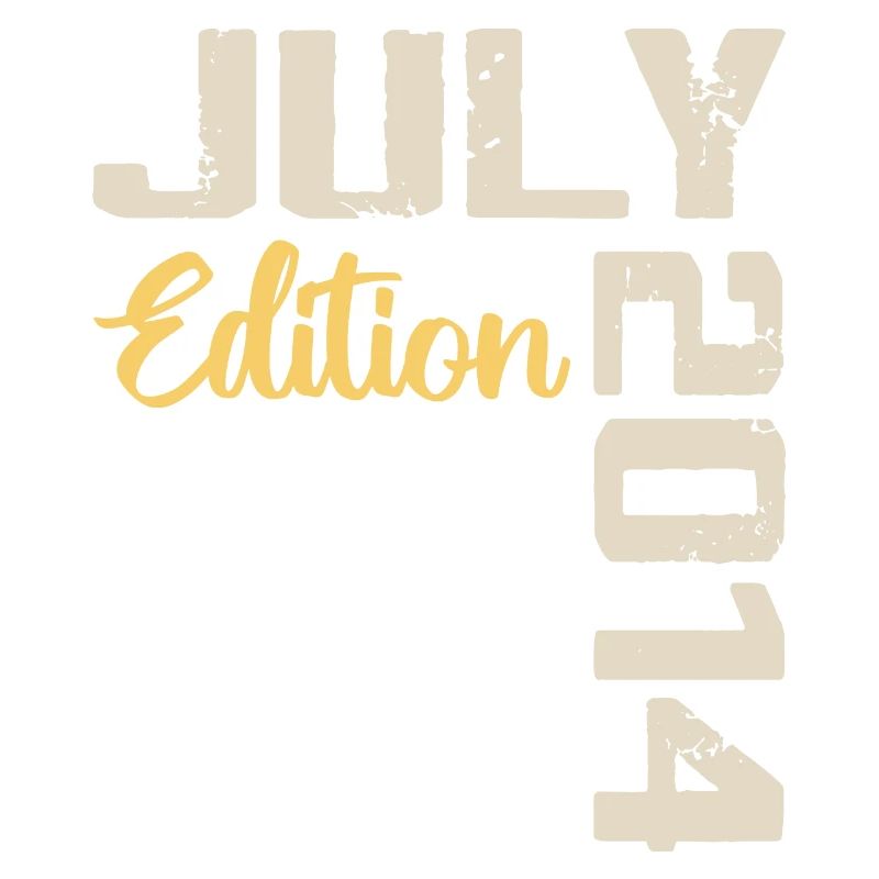 Juli 2014 Geburtstagsshirt Juli 2014