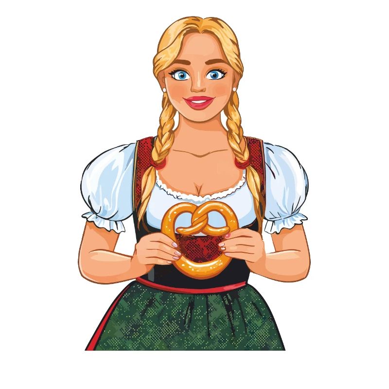 FRAU DIRNDL BREZEL