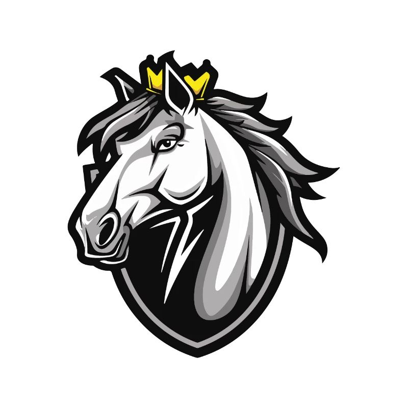 Pferd Krone