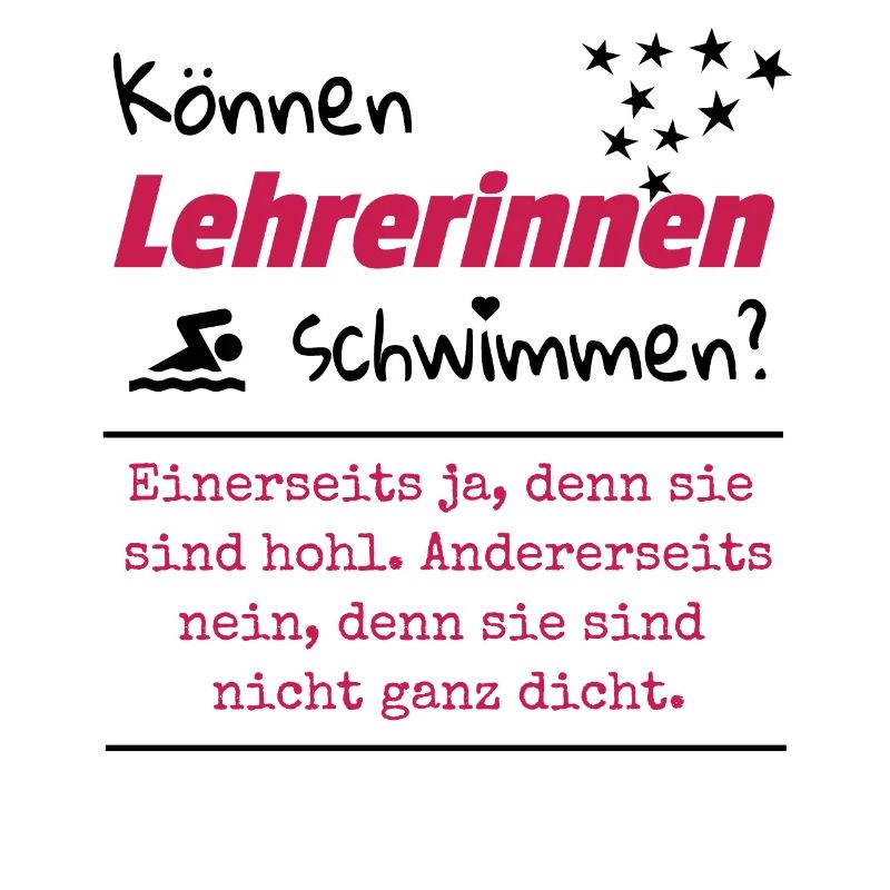 Lehrerin Witz Geschenk Idee