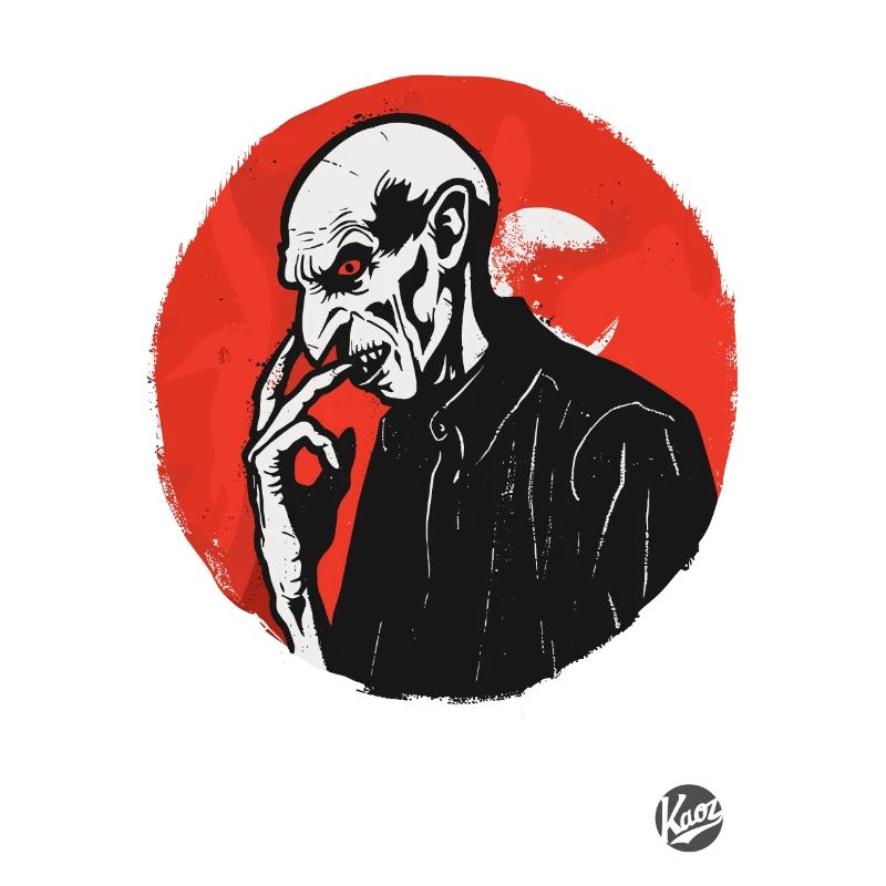 Vampire d’horreur effrayant classique