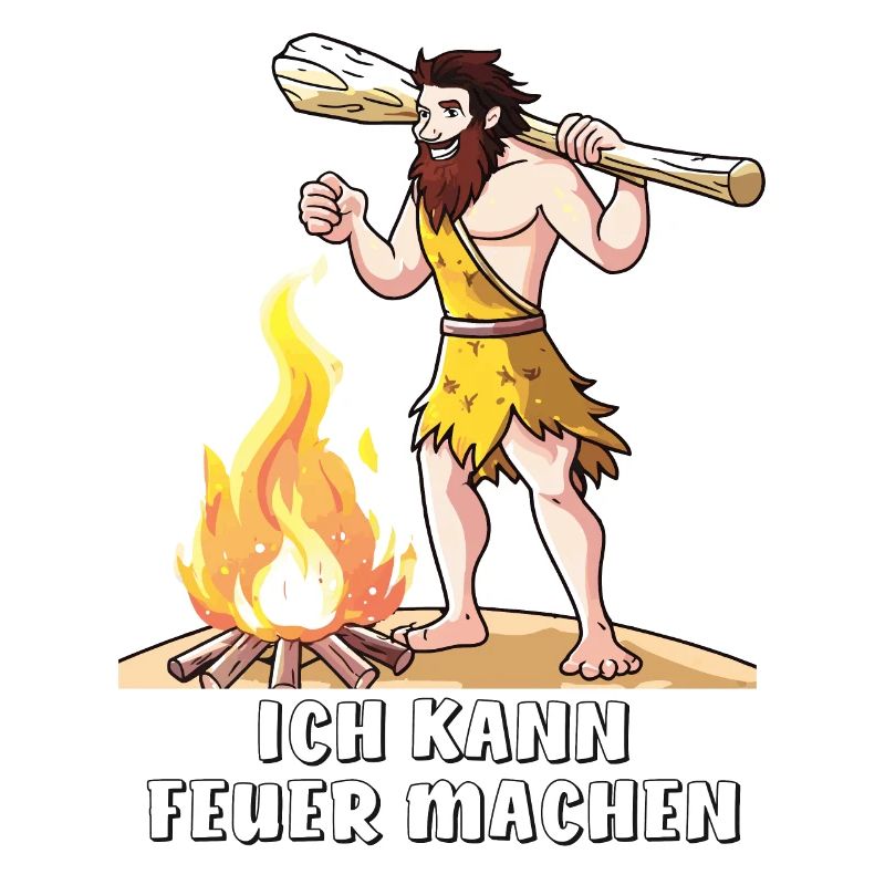 NEANDERTHAL I CAN MAKE FIRE