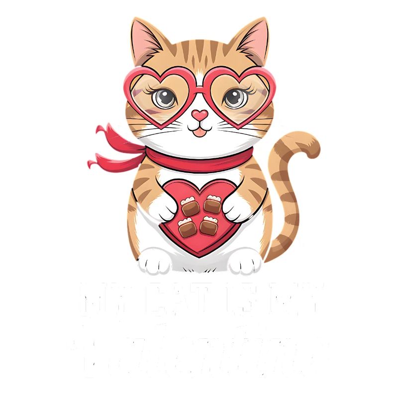 Célibataire & Chat Saint-Valentin Mon chat est mon valentin