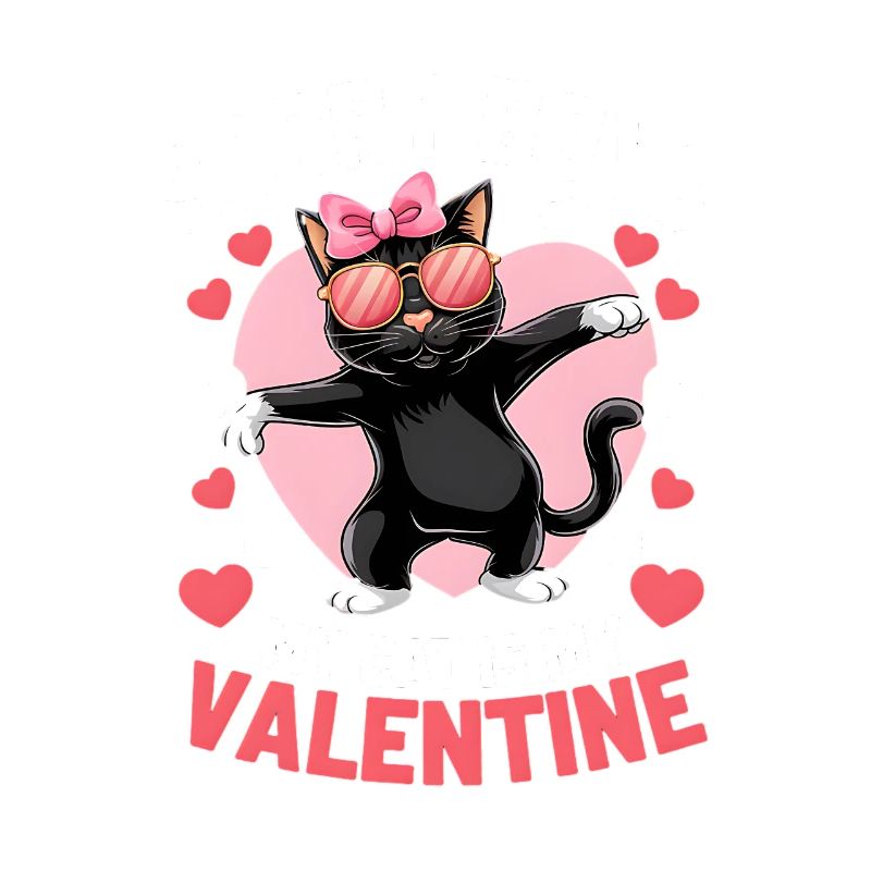 Célibataire & Chat Saint-Valentin Mon chat est mon valentin