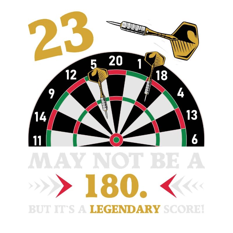 Pas 180 mais un classique : fléchettes pour le 23e anniversaire