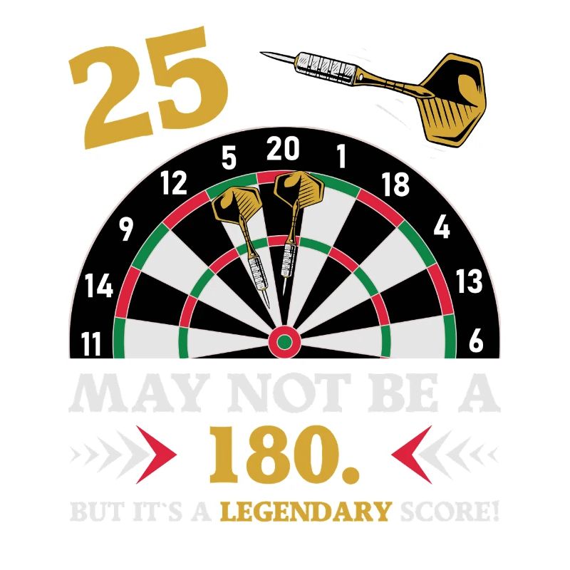 Pas 180 mais un classique : les fléchettes du 25e anniversaire