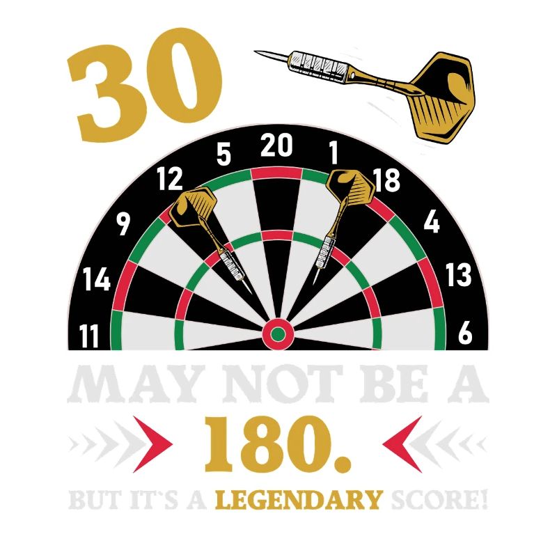 Pas 180 mais une fléchette classique pour le 30e anniversaire