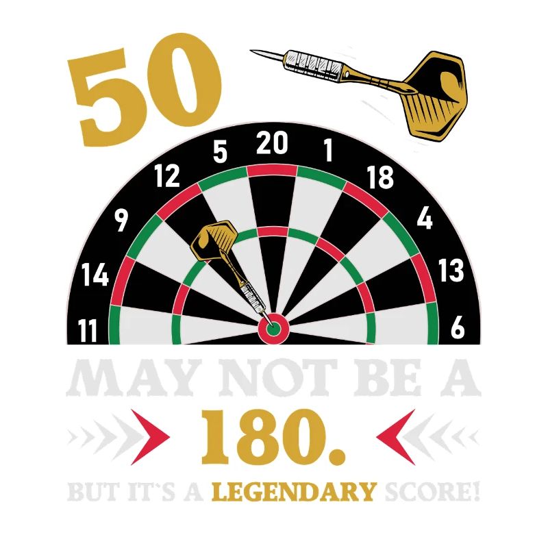 Pas 180 mais une fléchette classique du 50e anniversaire