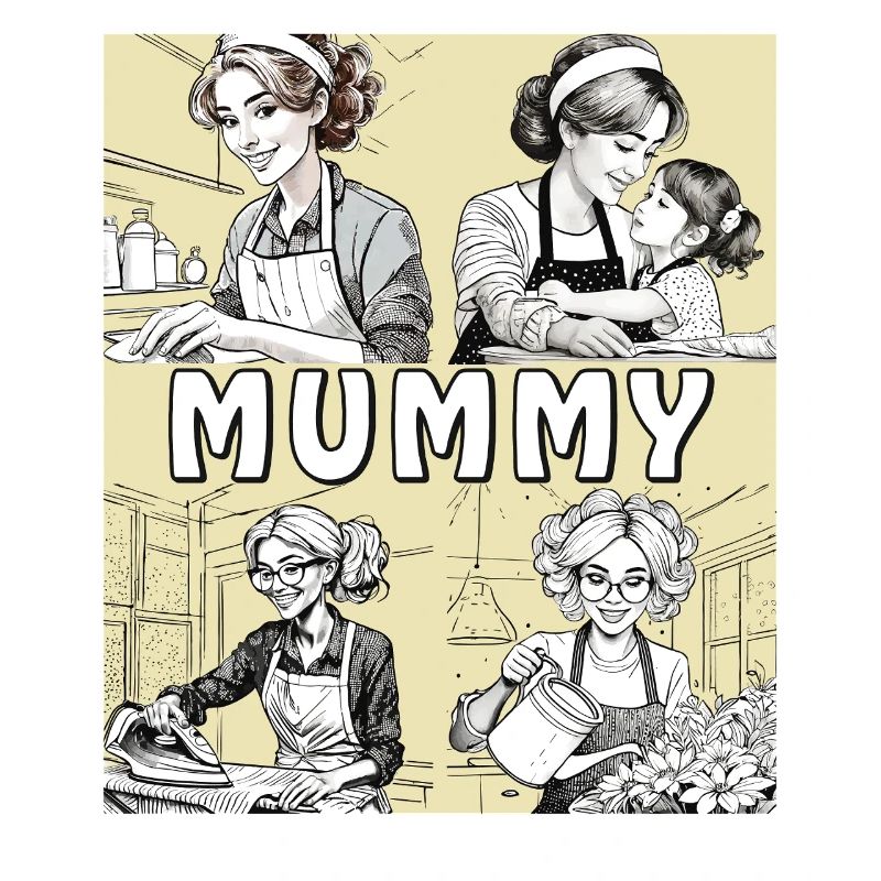 FRAU HAUSARBEIT MUMMY