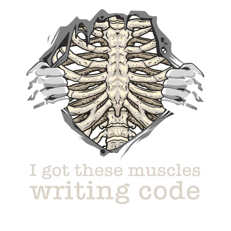 I Got These Muscles Writing Code for Nerd Geek