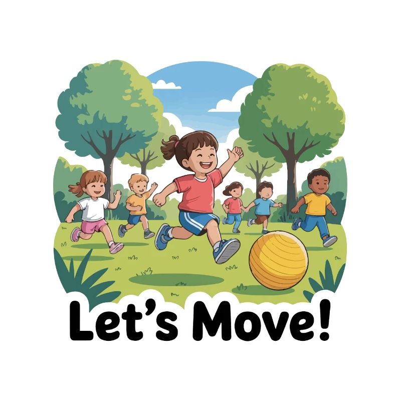 ENFANTS FAISANT DE L’EXERCICE. BOUGEONS