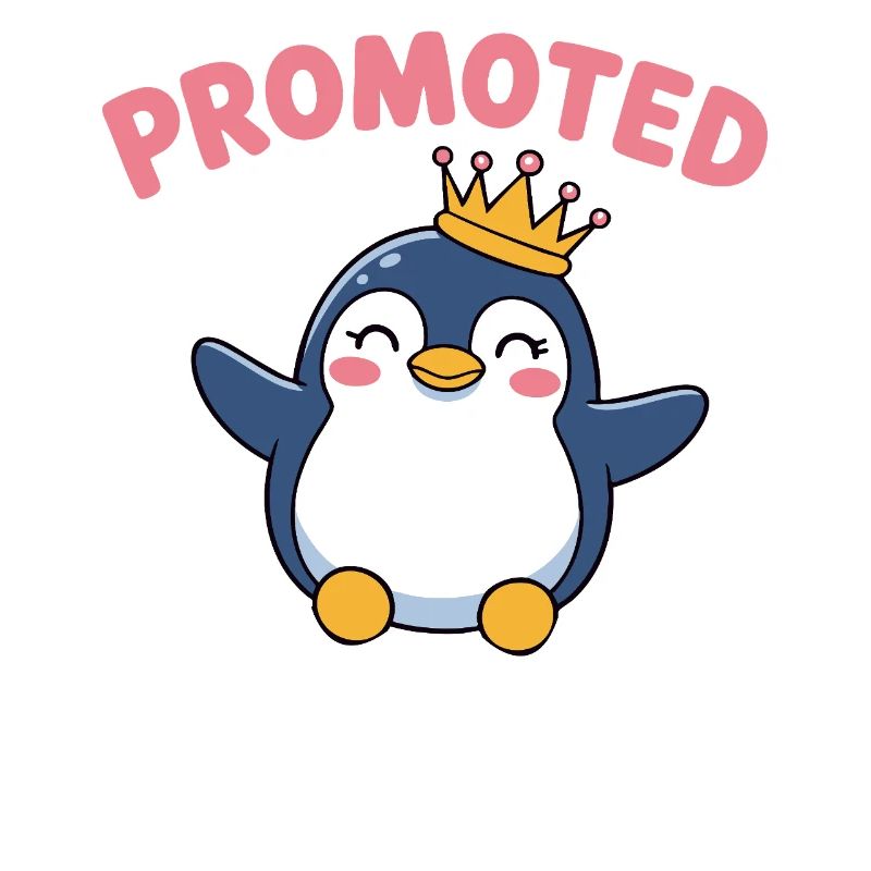 Zur großen Schwester befördert – Pinguin Design