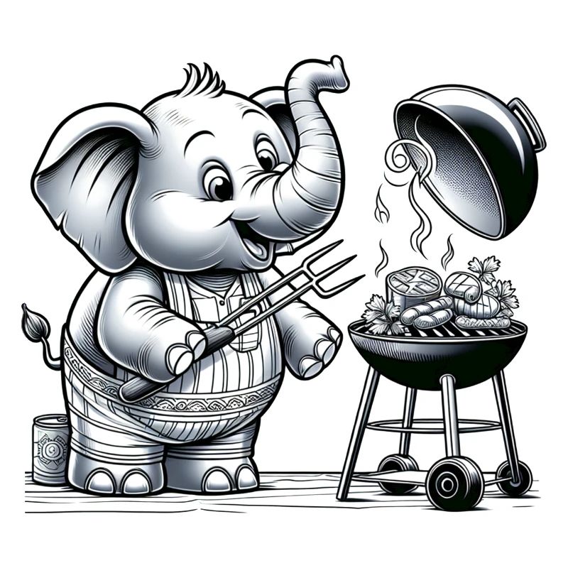 Mignon BBQ éléphant
