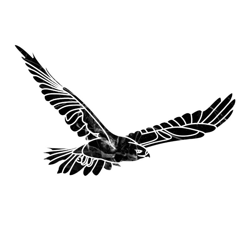 Hawk Black Marble