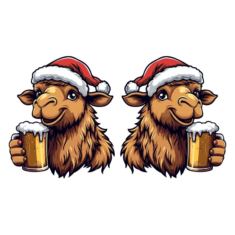 Kamel Weihnachten Bier Team