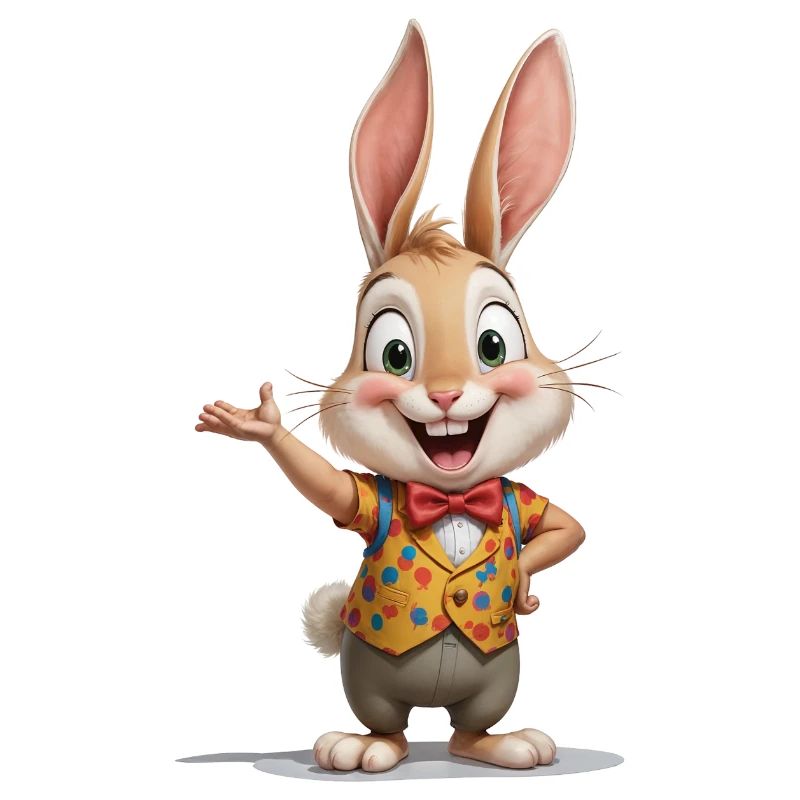Happy rabbit