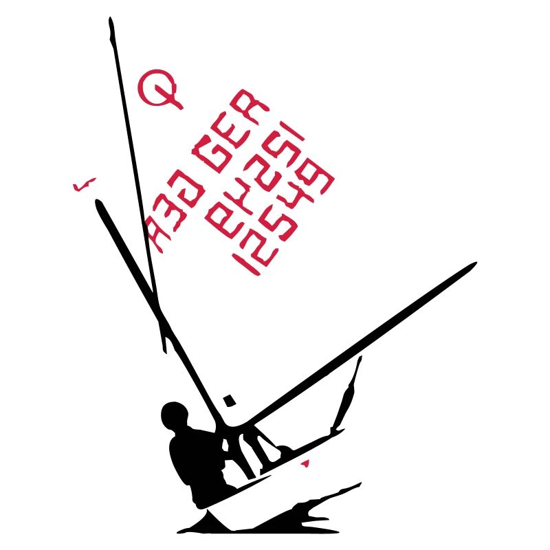 Opti sailing
