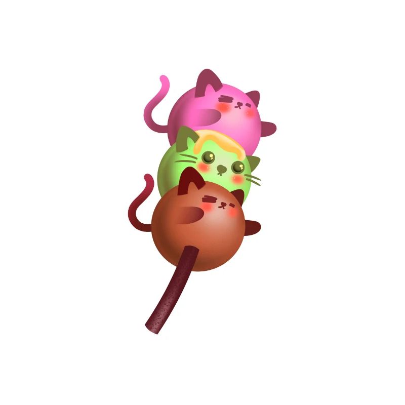 Cute Dango Cat