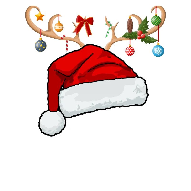 Lettre D bonnet de Noël
