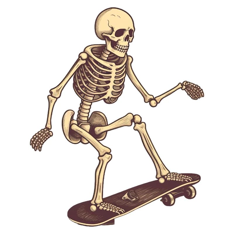 Skateboard Skeleton