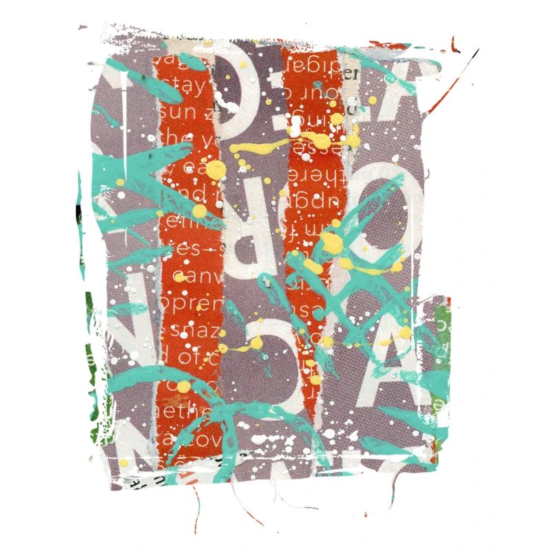 Newspaper Clips Scrapbook Magazines Alphabet Code