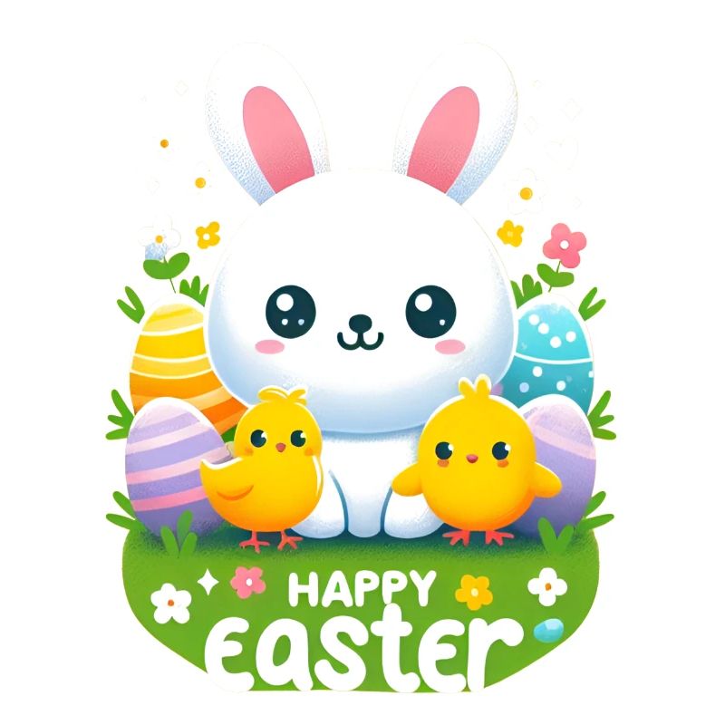 Joyeux lapin de Pâques