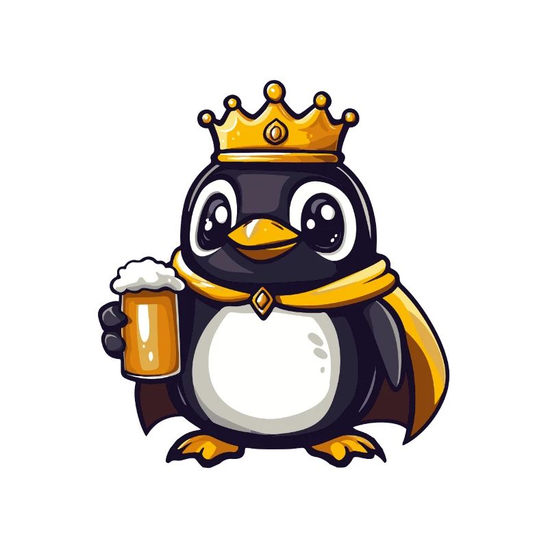 Pinguin Bier Lustig