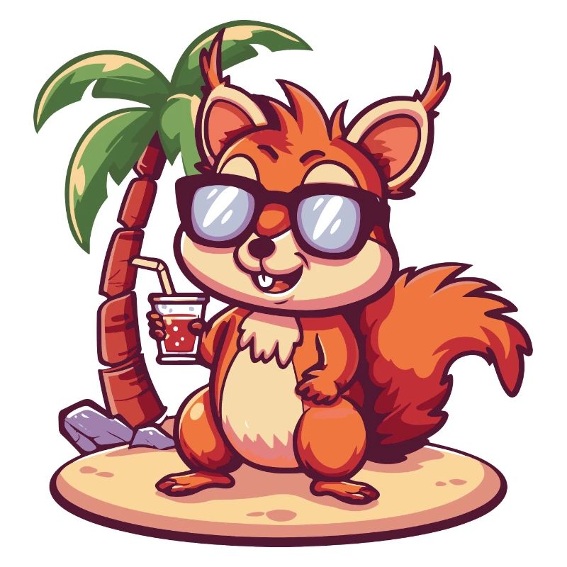 Palmier d’été de l’île Squirrel