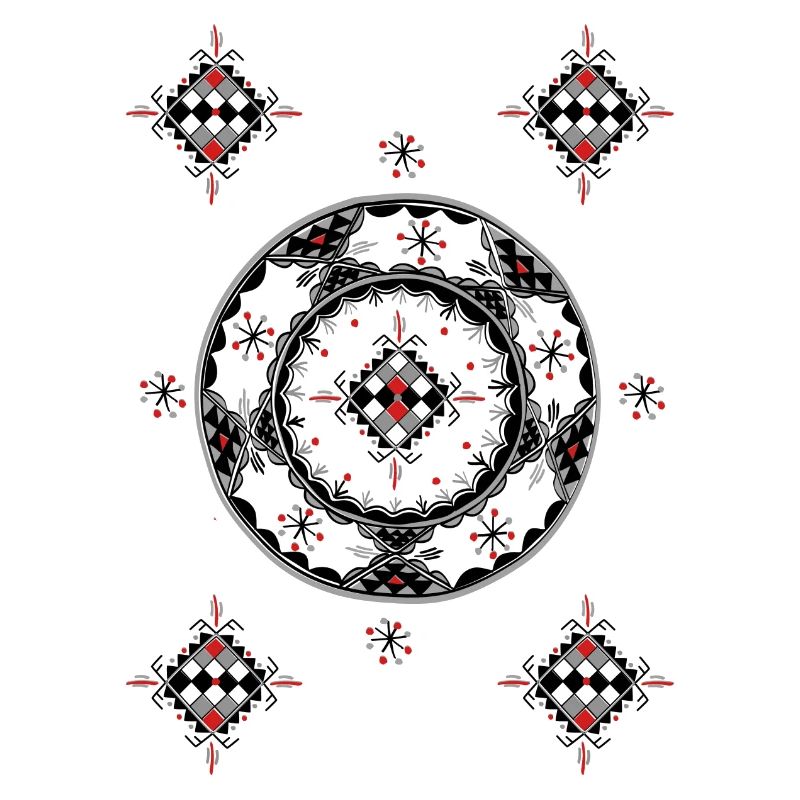 Kabyle pottery pattern