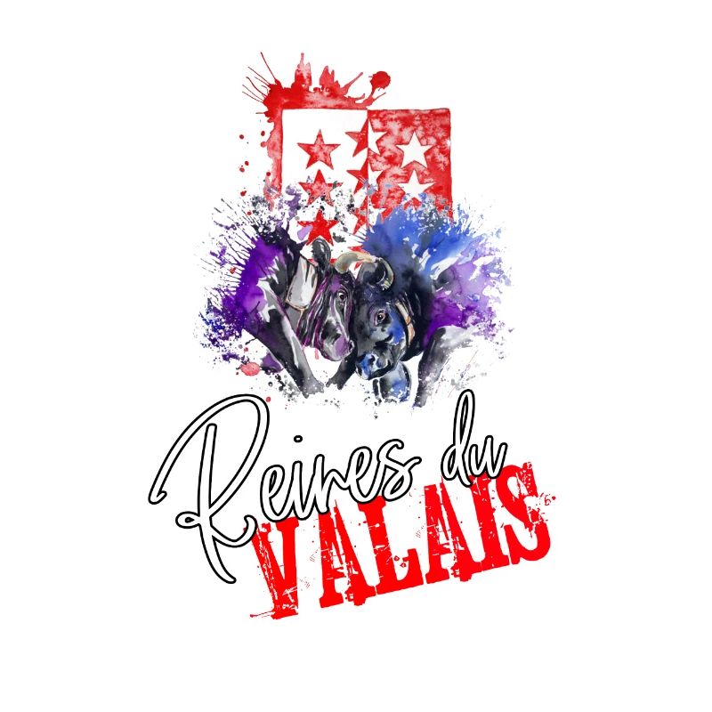 Vache d'hérens, eringer, drapeau du Valais