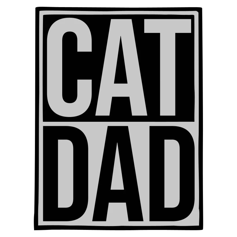 Shield Cat Dad Logo