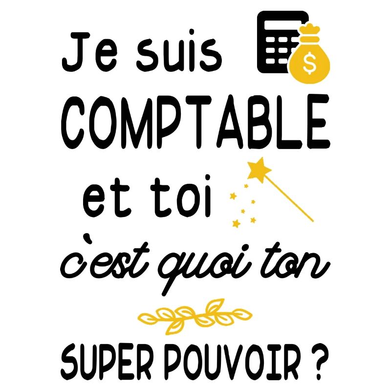 je suis comptable / cadeau humour comptable