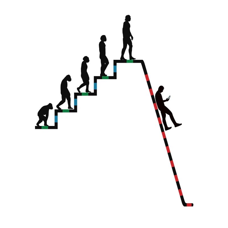 Evolution Richtung Abgrund