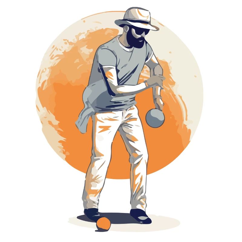 The petanque player
