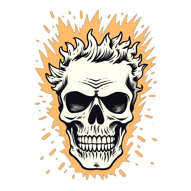 Flame Skull