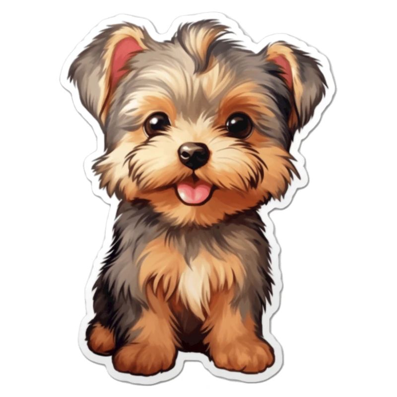 Mignon bébé Yorkshire Terrier Chien