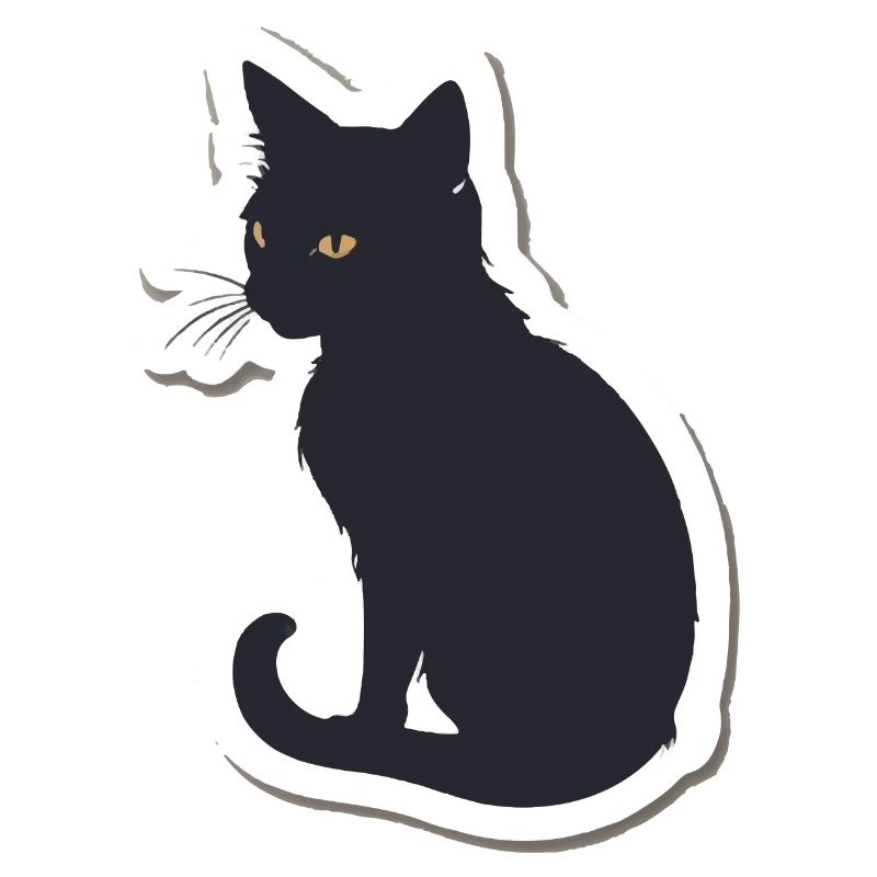 Silhouette de chat