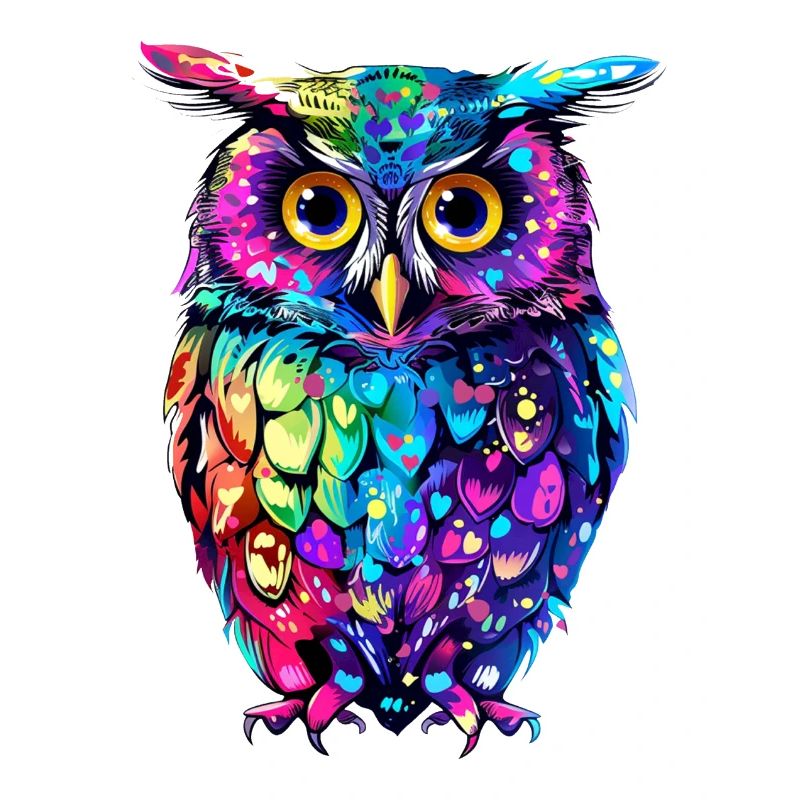 Niedliche Eule Kawaii Maskottchen
