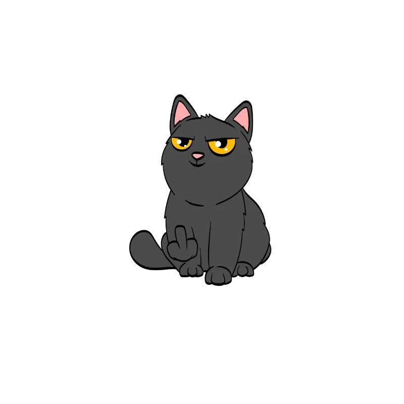 Mon chat et moi parlons de merde à propos de vous