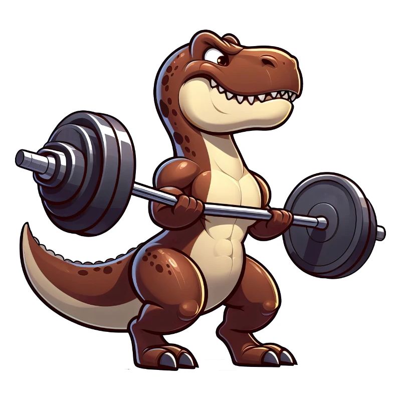 T-Rex mit Hantel Workout Design