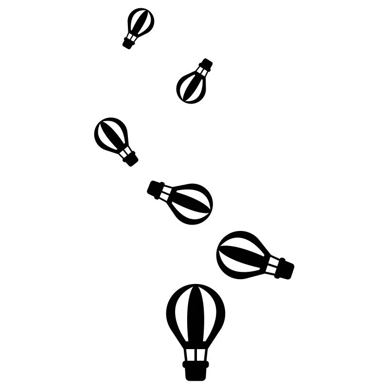 Icône de montgolfière