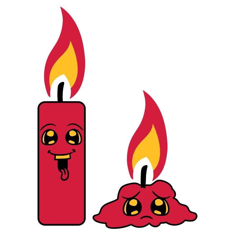 2 candles team couple funny sad burned down comic