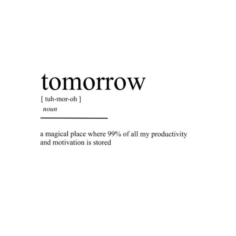 tomorrow definition