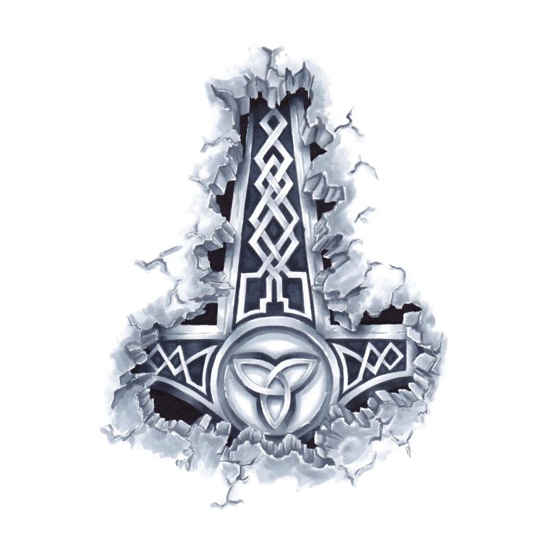 Thors Hammer à Stavros_ink32