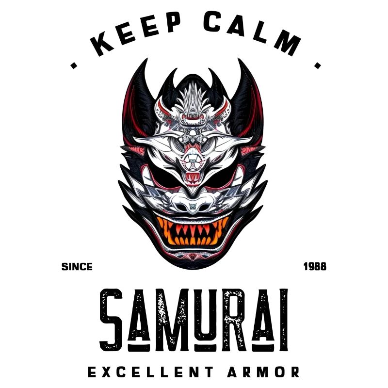samurai Since 1988 armor keep calm excellent armor